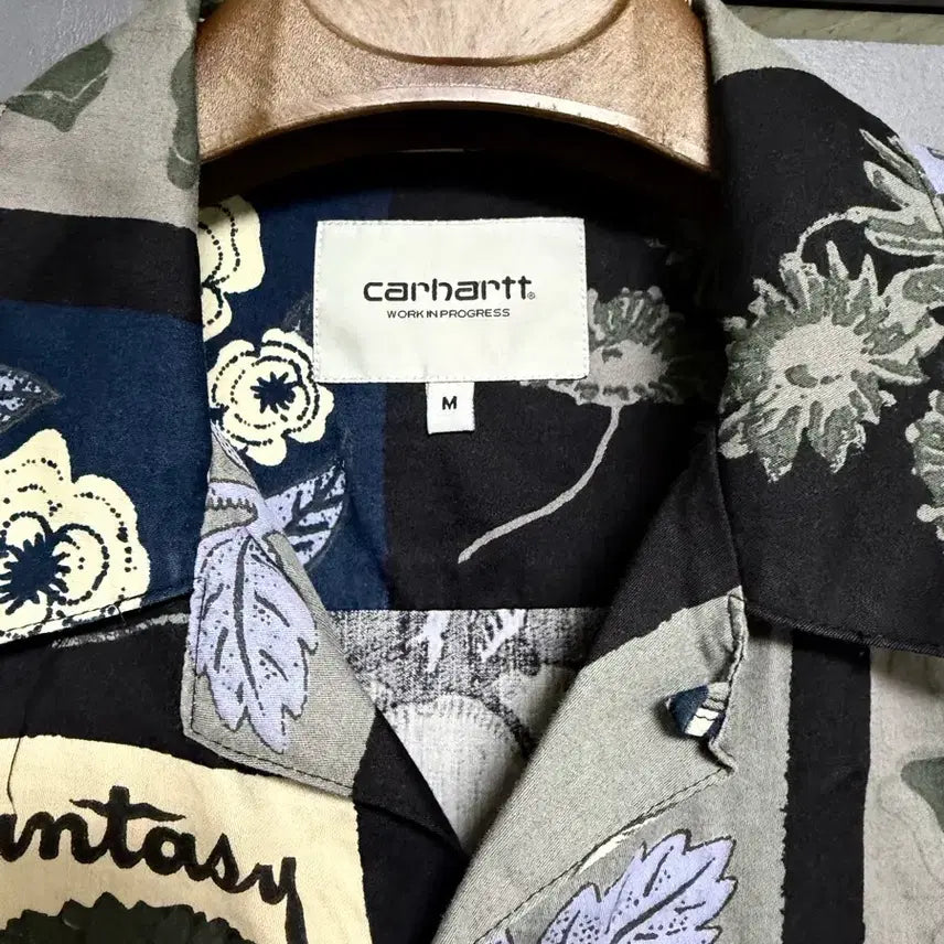 [BUNJANG] Carhartt WIP Open Collar Shirt Verdant / 칼하트WIP 오픈카라셔츠 100사이즈