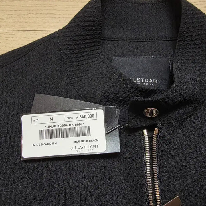 [BUNJANG] JILLSTUART NEW YORK Summer Wool Seersucker Harrington Jacket M (103) / 질스튜어트뉴욕  썸머 울 시어서커 바라쿠타 점퍼 M 103 정가 64만