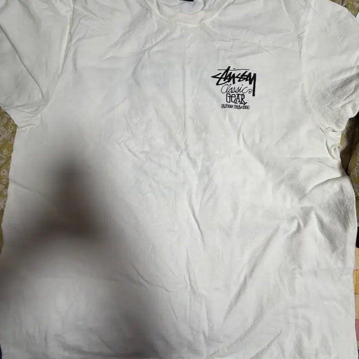 [BUNJANG] Stussy Classic Logo T-Shirt White L / 스투시 클래식 로고 반팔 티셔츠 화이트 L