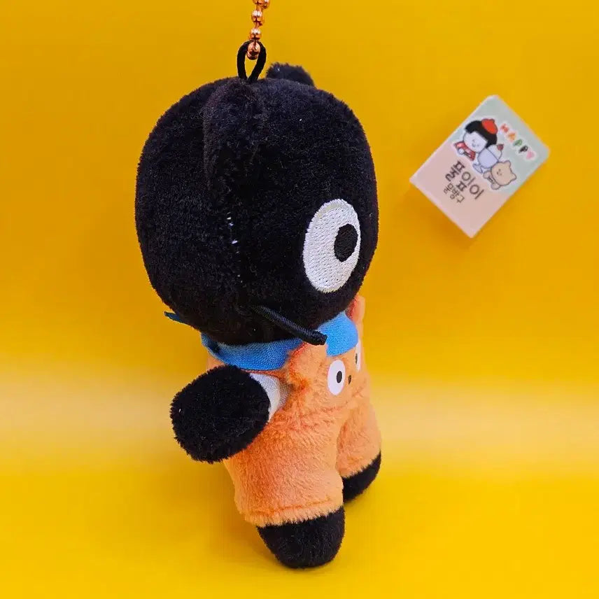[BUNJANG] Choco Cat Overalls Keyring / 초코캣 멜빵 바지 키링. 새상품