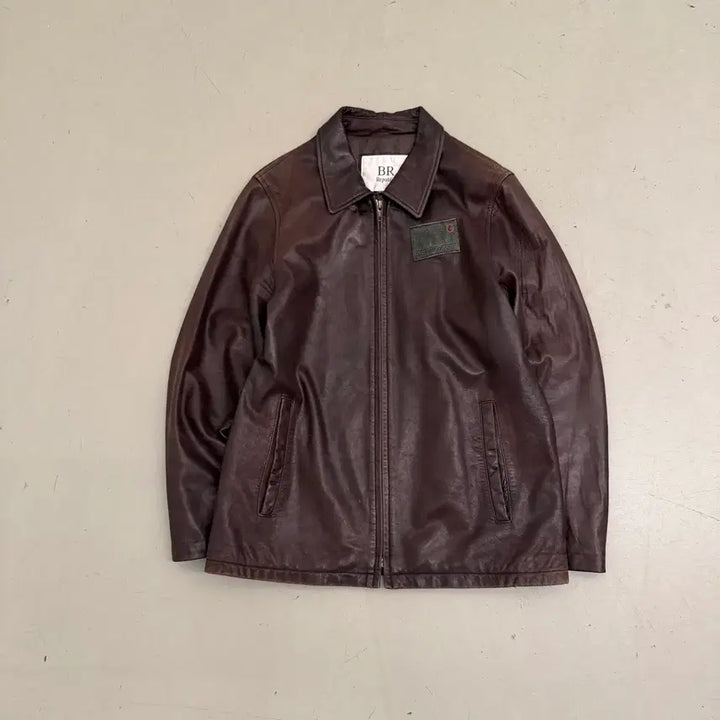[SOLD OUT] 빈티지 브라운 양가죽 싱글 자켓