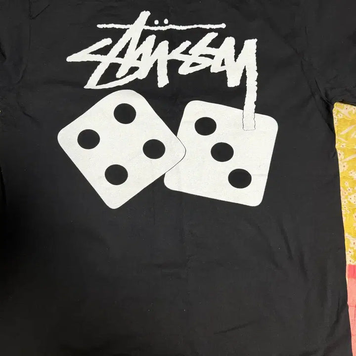 [BUNJANG] Stussy Dice Black Short Sleeve T-Shirt XL / 스투시 다이스 블랙 반팔 티셔츠 xl