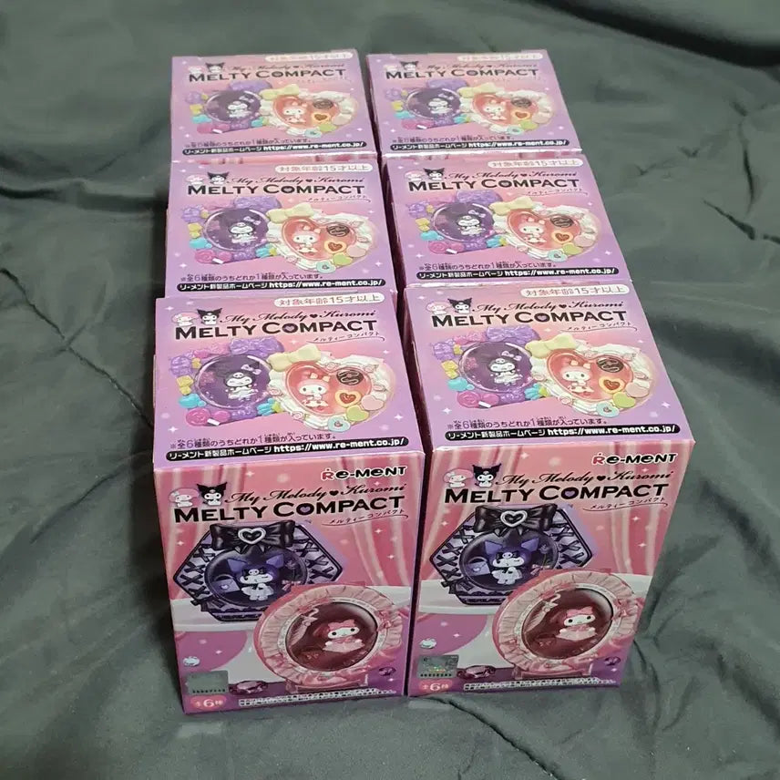 [BUNJANG] Re-Ment My Melody Kuromi Melty Compact (Full Box) / 리멘트 마이멜로디 쿠로미 멜티 콤팩트(풀박스)