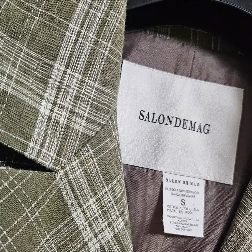 [BUNJANG] Salon de Meg Checkered Long Dress / ㅣ살롱드메그 체크 롱원피스ㅣ
