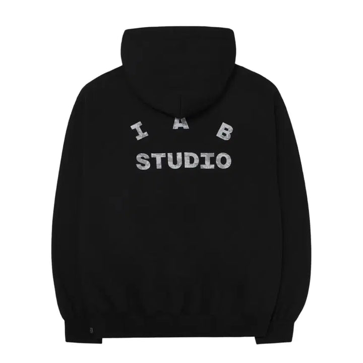 [BUNJANG] IAB Studio Camo Logo Hoodie Black 2XL / [2XL] 아이앱 스튜디오 카모 로고 블랙 후드