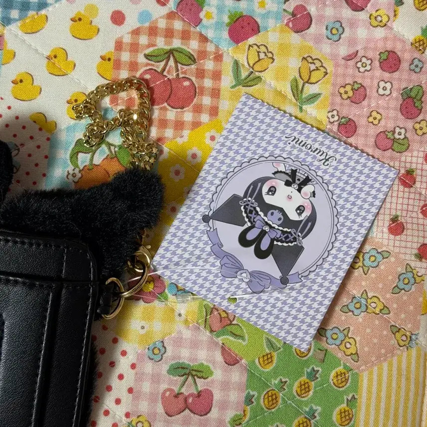 [BUNJANG] Kuromi Card Wallet / 쿠로미 카드지갑