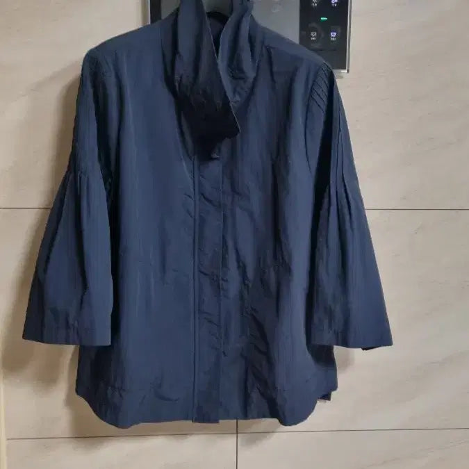 [BUNJANG] Crinkled High Neck Jumper / 바스락 하이넥 점퍼