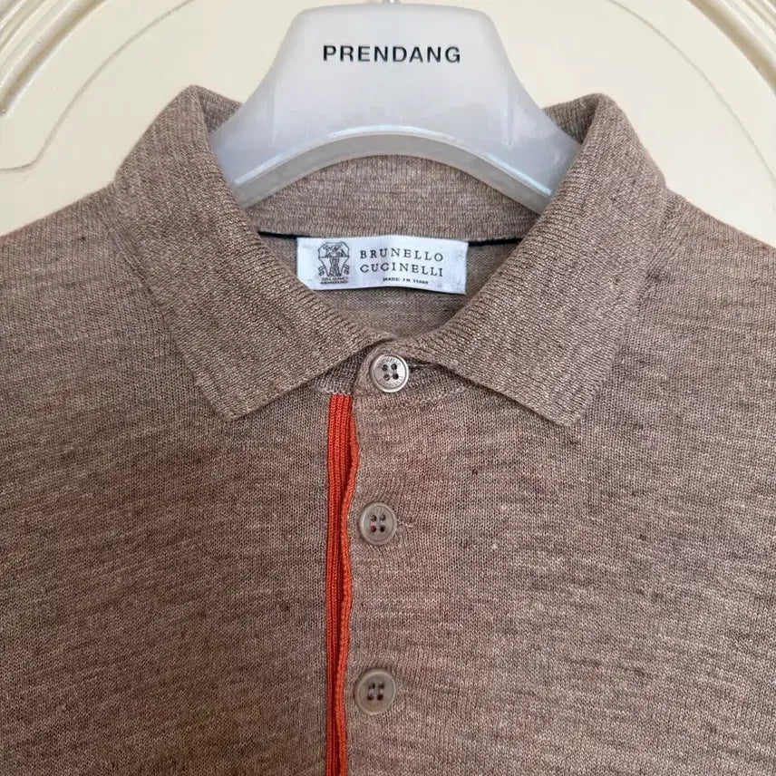 [BUNJANG] Brunello Cucinelli Linen Pique Shirt / 브루넬로 쿠치넬리 린넨 피케 셔츠