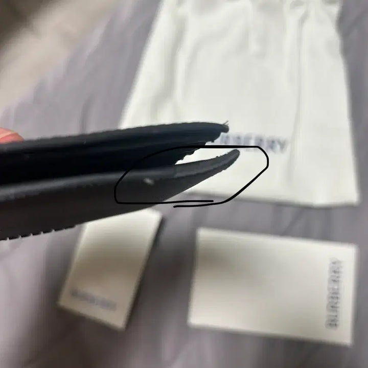 [BUNJANG] Burberry Check Slim Wallet Charcoal / 버버리 체크 슬림 반지갑 차콜