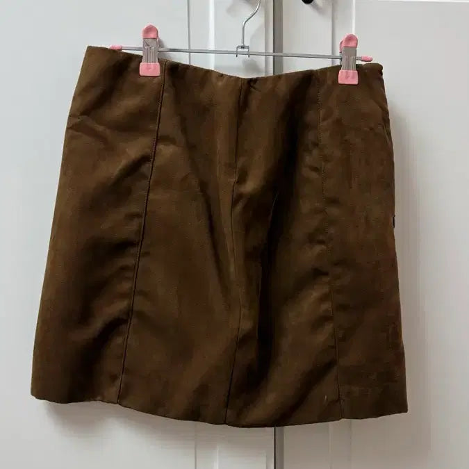[BUNJANG] H&amp;M Brown Velvet Skirt / H&amp;M 브라운 벨벳 스커트 치마