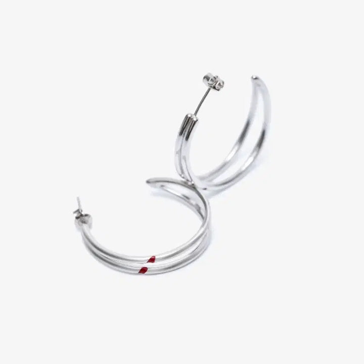 [BUNJANG] BTS Jimin Artist-Made Earring Red Carv (Sealed) / [미개봉] 방탄소년단 지민 아티스트 메이드 이어링 귀걸이 Red Carv