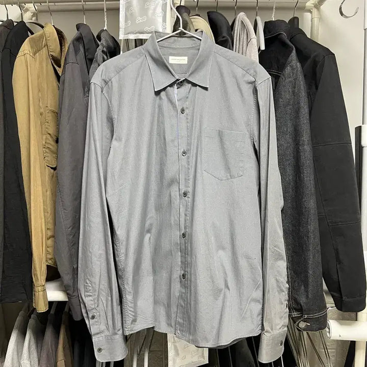 [BUNJANG] Dries Van Noten Striped Placket Shirt / [46] 드리스 반 노튼 스트라이프 플래킷 셔츠