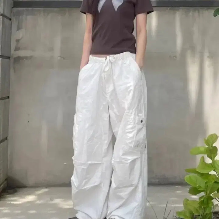 [SOLD OUT] 스컬프터 빅 보우 크롭 리본 탑 브라운 s