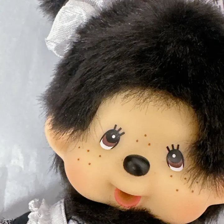 [BUNJANG] Authentic Lace Monchhichi Keychain / 정품 레이스 몬치치 키링