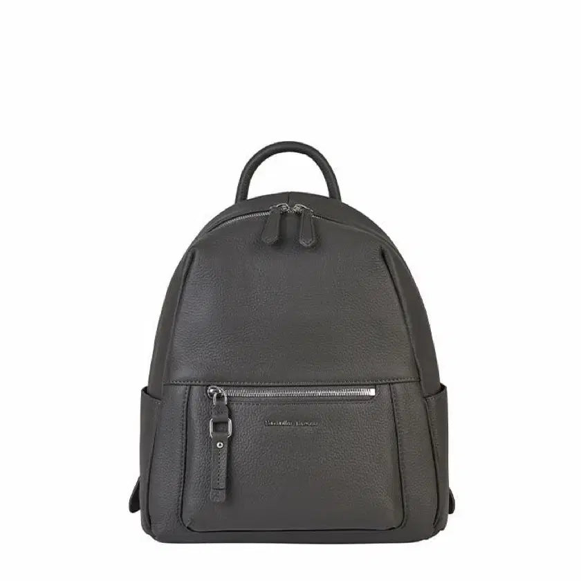 [BUNJANG] Samantha Thavasa Brooklyn Leather Backpack Black / 사만사타바사 브루클린 가죽 가방 백팩 블랙