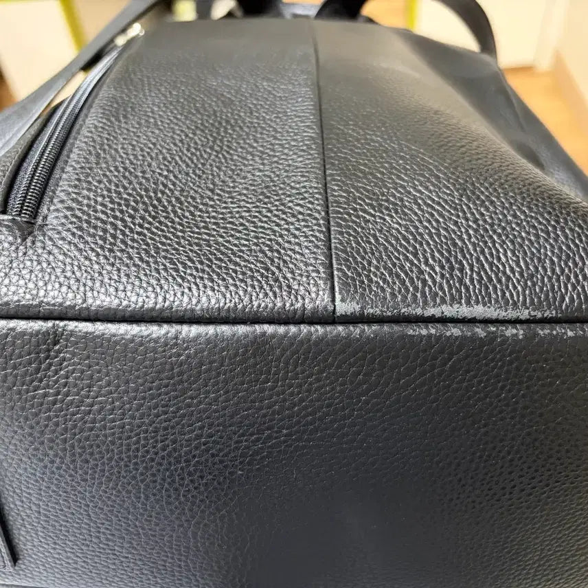 [BUNJANG] Samantha Thavasa Brooklyn Leather Backpack Black / 사만사타바사 브루클린 가죽 가방 백팩 블랙