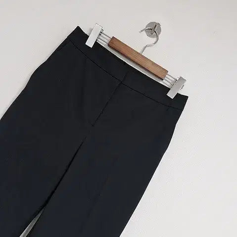 [BUNJANG] KUHO 2023 Poly Semi-Straight Fit Slacks - Black, Size 66 / 23년 구호슬랙스