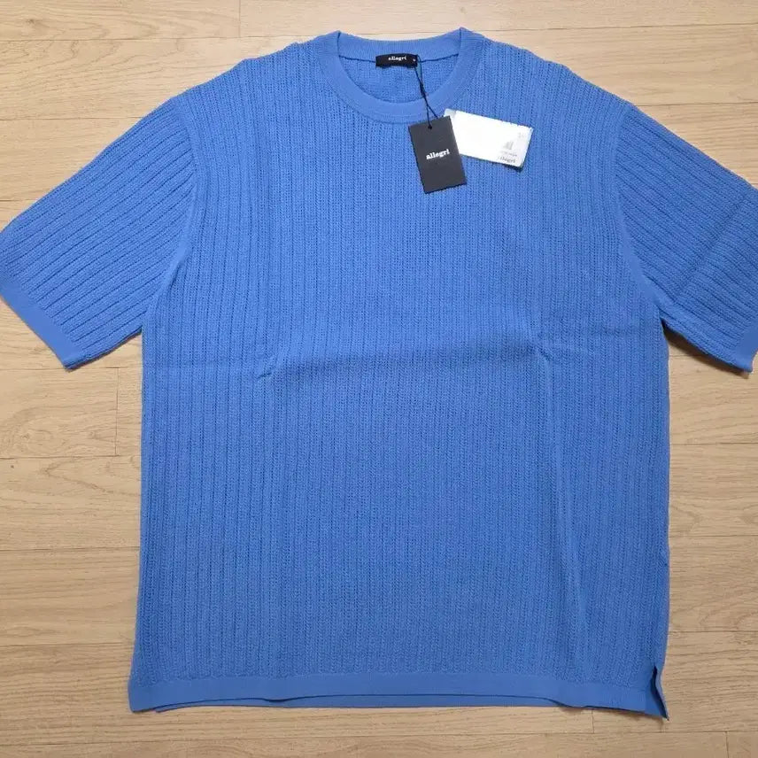 [BUNJANG] Allegri Crochet Round Premium Knit Cobalt Blue (M/105) / 알레그리 크로셰 라운드 프리미엄 니트 M 105 정가 42 코발트블루