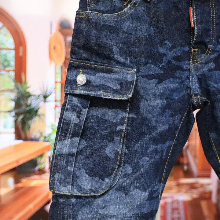 [BUNJANG] Dsquared2 Military Camo Slim Fit Denim Jeans / 디스퀘어드2 밀리터리 카모 데님 / 공용