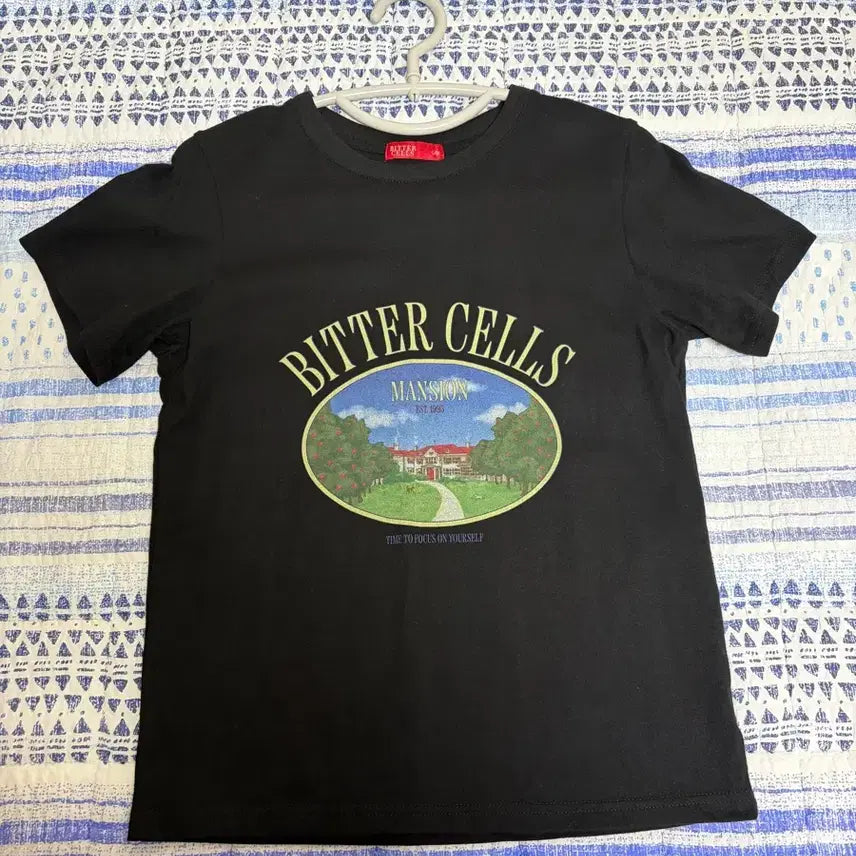 [BUNJANG] Bittercells Orchard Mansion Tee Short Sleeve T-Shirt Black / 비터셀즈 Orchard Mansion Tee 반팔 티셔츠 블랙