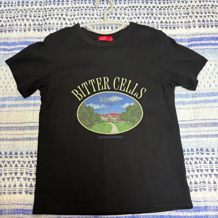 [BUNJANG] Bittercells Orchard Mansion Tee Short Sleeve T-Shirt Black / 비터셀즈 Orchard Mansion Tee 반팔 티셔츠 블랙