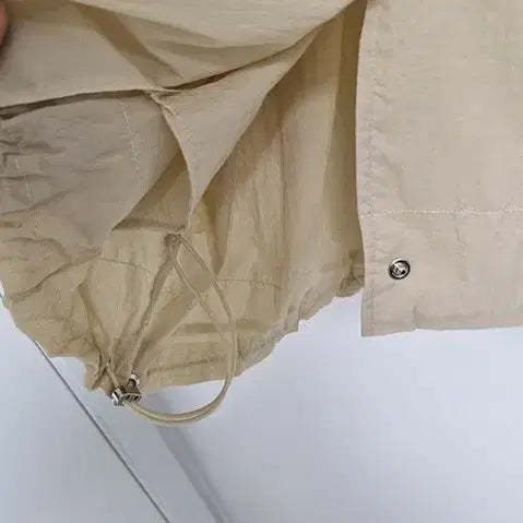 [BUNJANG] SJSJ Windbreaker Jacket (Beige) - Size 77 / 24년 SJSJ  바람막이 야상 77
