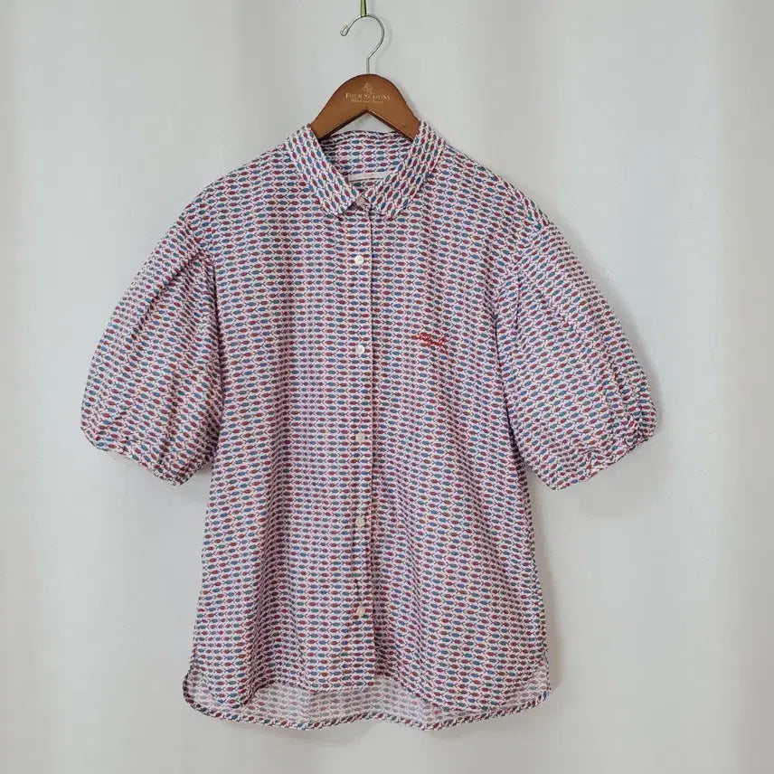 [BUNJANG] Oilily Cotton Puff Sleeve Blouse / 오일릴리 블라우스 40(66-77) 새옷수준