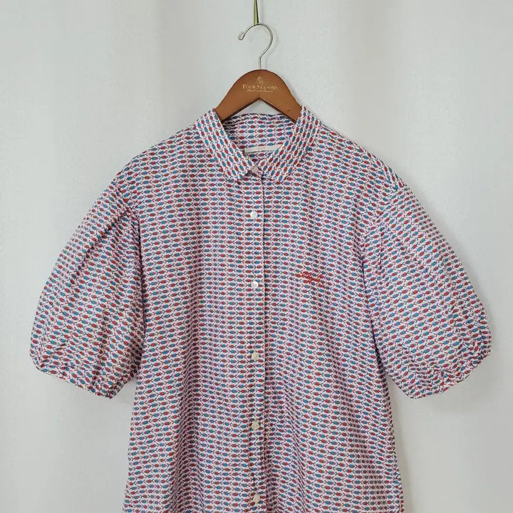 [BUNJANG] Oilily Cotton Puff Sleeve Blouse / 오일릴리 블라우스 40(66-77) 새옷수준