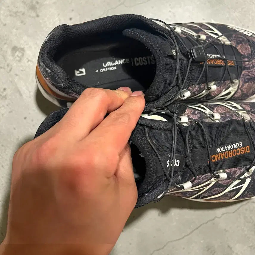[BUNJANG] Salomon XT-6 ADV Black Vanilla Ice Collaboration Sneakers / 살로몬 XT-6 ADV 블랙 바닐라 아이스 COSTS