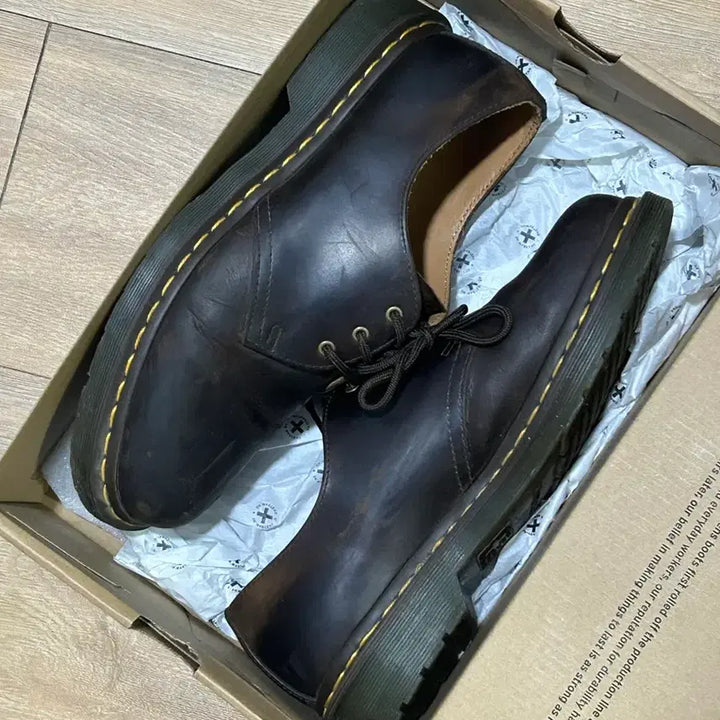 [BUNJANG] Dr. Martens 1461 Crazy Horse Leather Shoes / 270) 닥터마틴 1461 크레이지 홀스