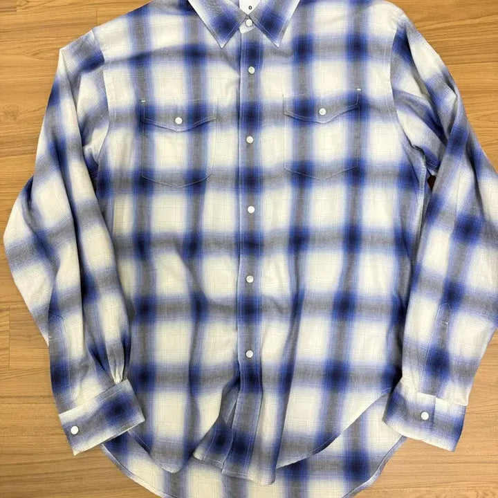 [BUNJANG] Blindfiles Ombre Shirt Blue / [0] 블라인드파일즈 옴브레 셔츠 블루