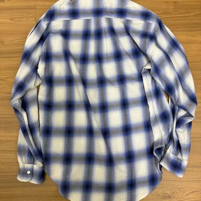 [BUNJANG] Blindfiles Ombre Shirt Blue / [0] 블라인드파일즈 옴브레 셔츠 블루