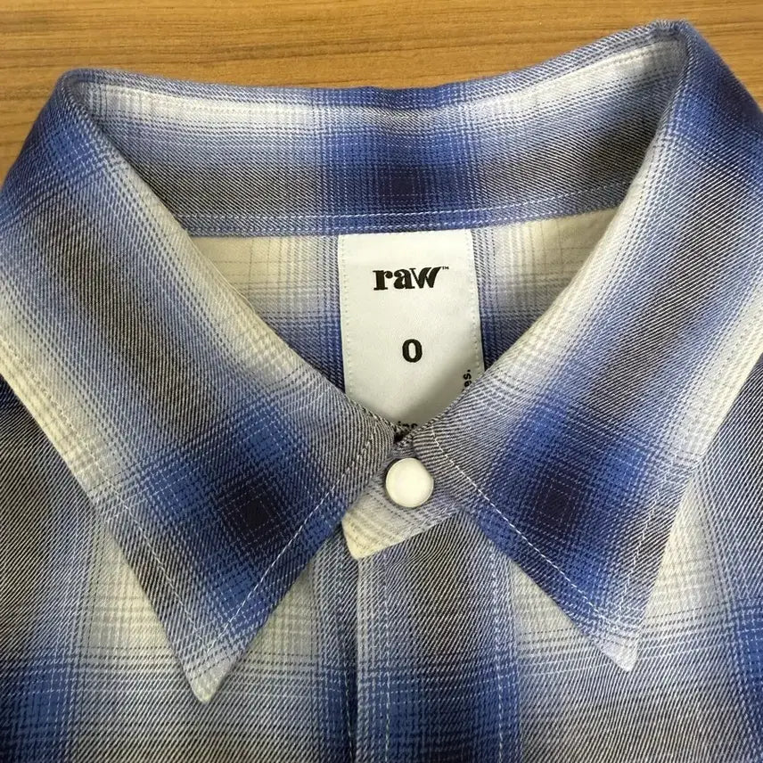 [BUNJANG] Blindfiles Ombre Shirt Blue / [0] 블라인드파일즈 옴브레 셔츠 블루