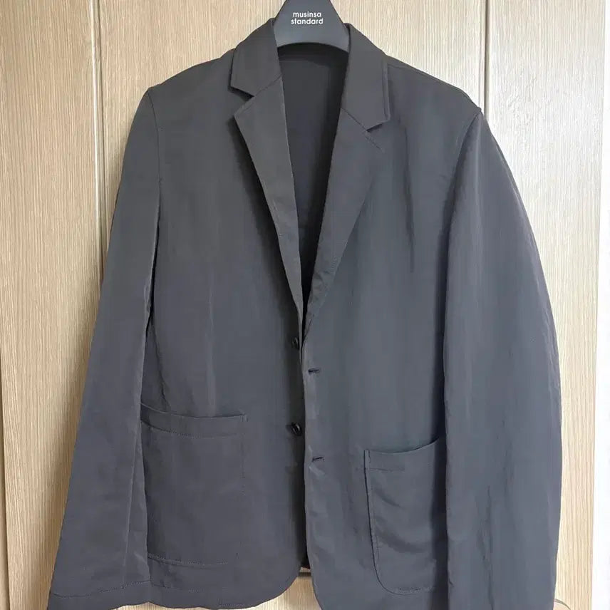 [BUNJANG] Musinsa Standard City Walkers Kama Blazer Jacket - Gray (L) / 무신사스탠다드 시티 워커스 카머 블레이저 그레이 L
