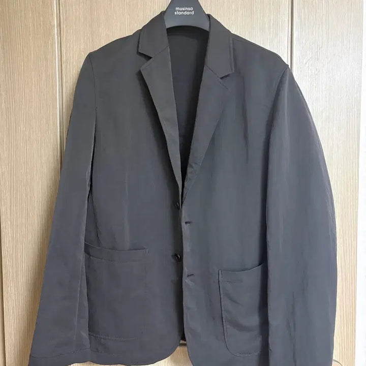[BUNJANG] Musinsa Standard City Walkers Kama Blazer Jacket - Gray (L) / 무신사스탠다드 시티 워커스 카머 블레이저 그레이 L