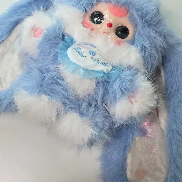 [BUNJANG] Baby Three Rabbit Plush Toy Blue / Baby Three  베이비 쓰리 토끼 인형 블루 봉제인형 400