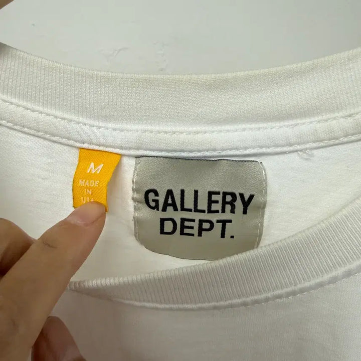 [BUNJANG] Gallery Dept. Skeleton Beach Graphic T-Shirt M / 갤러리디파트 스켈레톤 그래픽 반팔티 M JS47