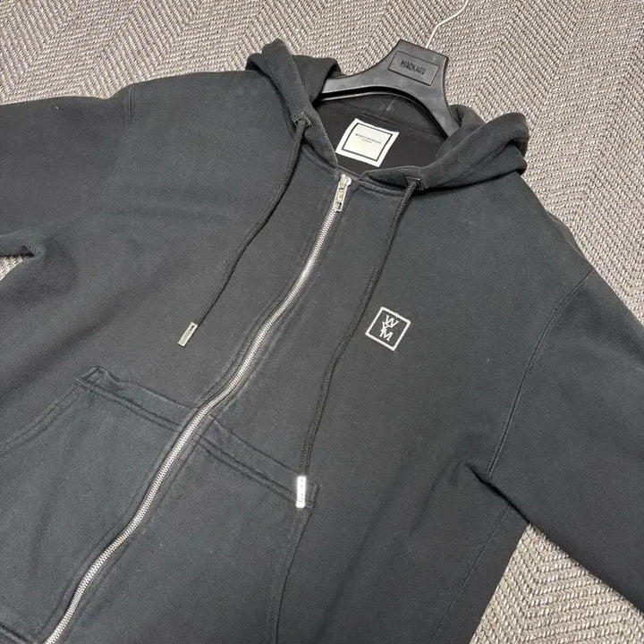 [BUNJANG] Wooyoungmi Black Hooded Zip-up Jacket (Size 48) / [당일배송] 우영미 후드집업 블랙 48