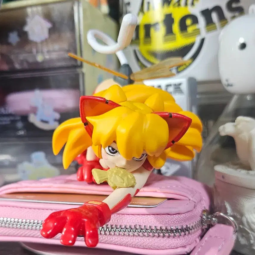 [BUNJANG] Evangelion Aerocat Asuka Figure / 에반게리온 에어로캣 아스카 피규어