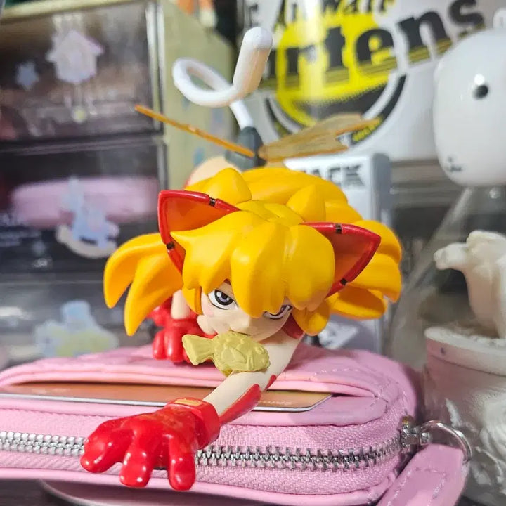 [BUNJANG] Evangelion Aerocat Asuka Figure / 에반게리온 에어로캣 아스카 피규어