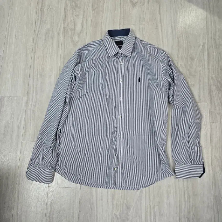 [BUNJANG] Yezac Navy Stripe Shirt Size 105 / 예작_네이비_스트라이프_105사이즈