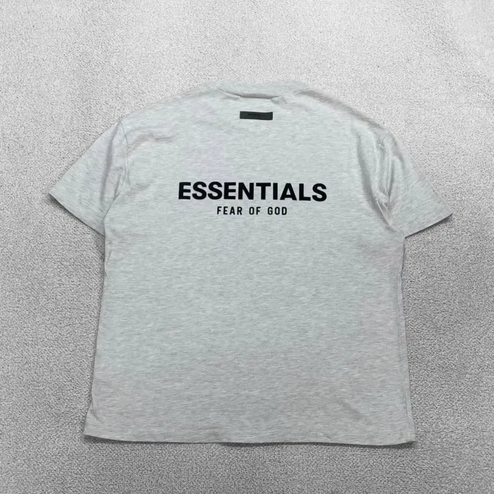 [BUNJANG] Fear of God Essentials Back Logo T-Shirt M / 에센셜 피어오브갓 백 로고 반팔티