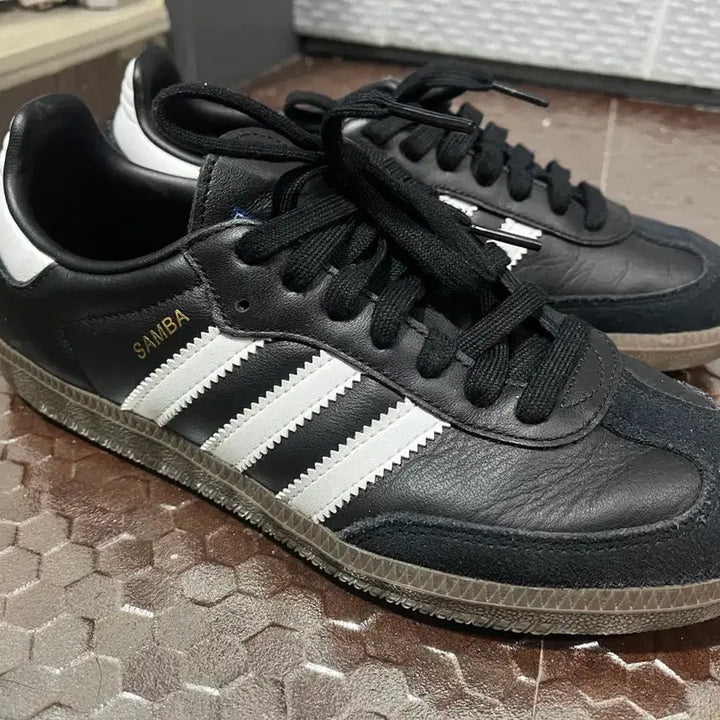 [BUNJANG] Adidas Samba OG Black White 235mm / [*무료배송*] 아디다스 삼바 OG 블랙 화이트 검 235mm