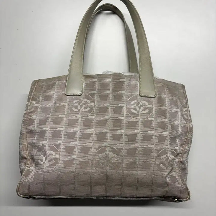 [BUNJANG] Chanel 00s New Travel Line Tote Bag MM Beige / 00&