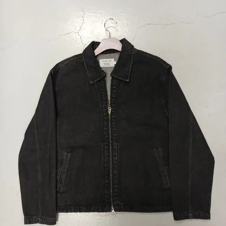 [BUNJANG] LETTER COMO Denim Jacket Black L / LETTER COMO 데님 자켓 L