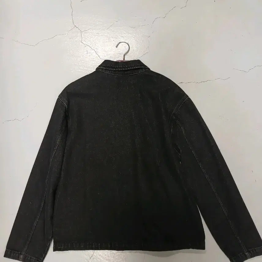 [BUNJANG] LETTER COMO Denim Jacket Black L / LETTER COMO 데님 자켓 L
