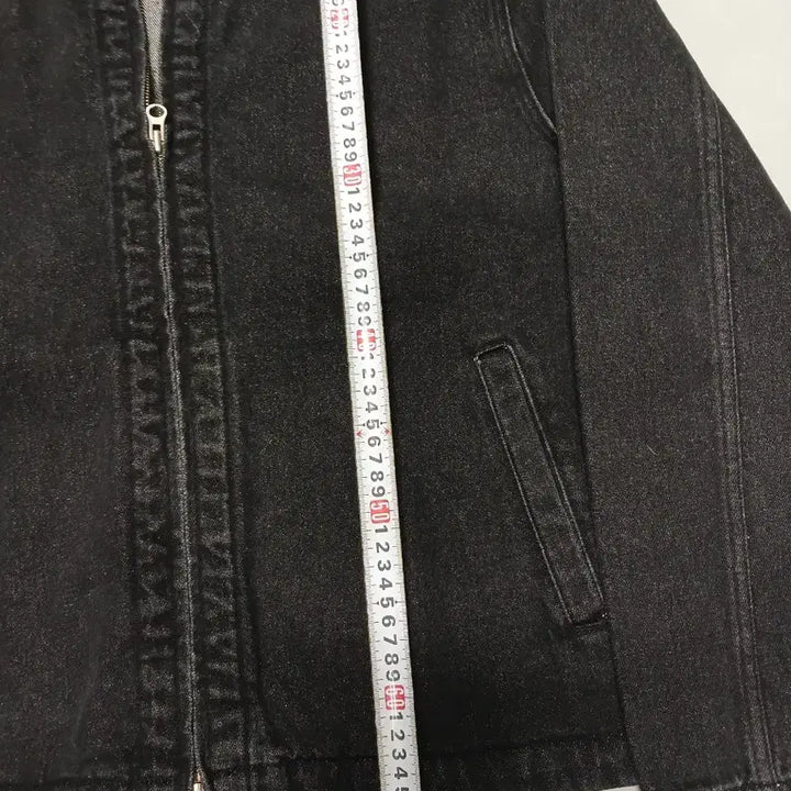 [BUNJANG] LETTER COMO Denim Jacket Black L / LETTER COMO 데님 자켓 L