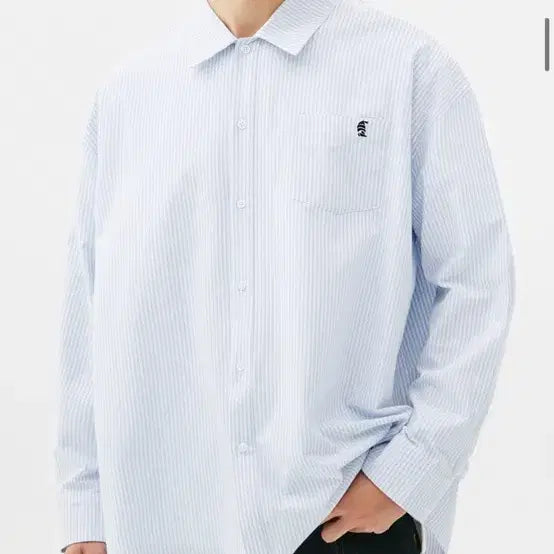 [BUNJANG] Trillion Oxford Oversized Shirt / [반값] 트릴리온 옥스포드 오버핏셔츠 s