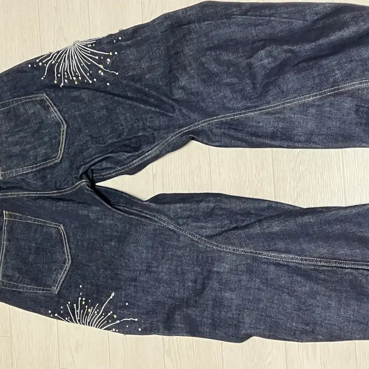 [BUNJANG] Steepc Firework Denim Pants L / Steepc 파이어워크 데님팬츠 L