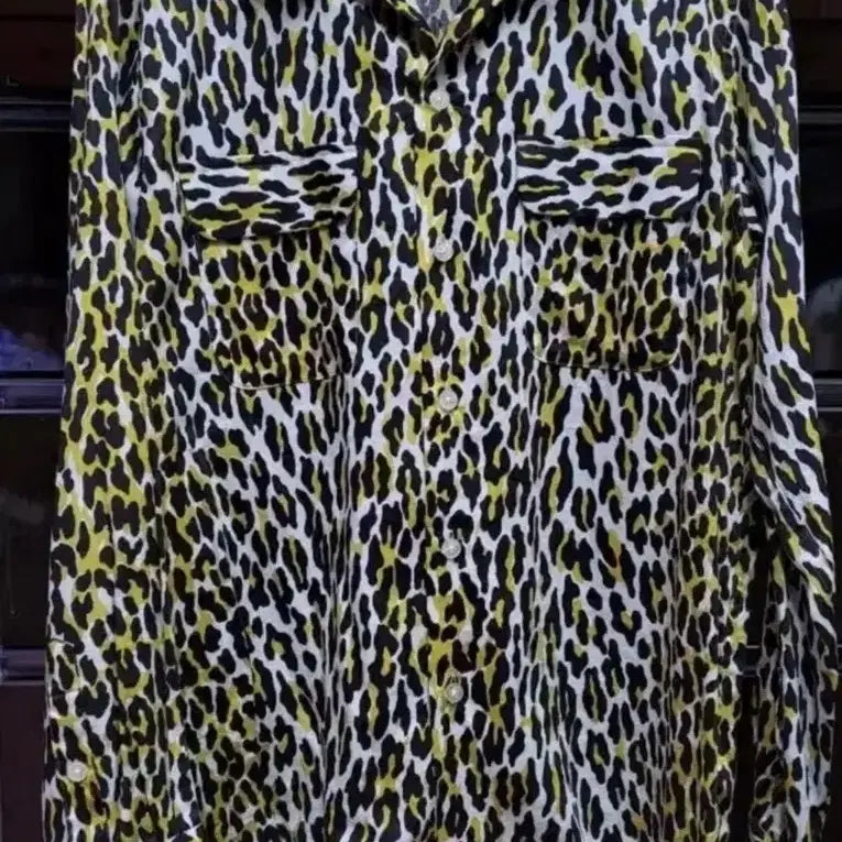 [BUNJANG] Wacko Maria Leopard Shirt / 와코마리아 레오파드 셔츠